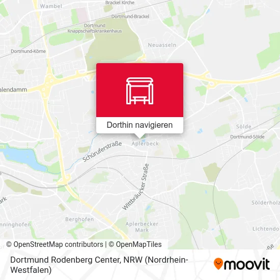 Dortmund Rodenberg Center Karte