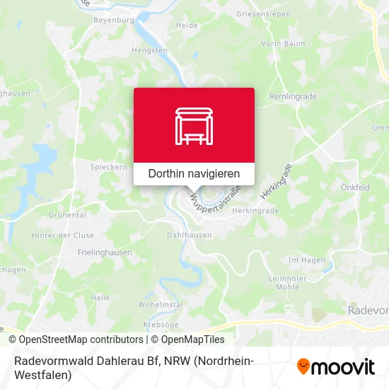 Radevormwald Dahlerau Bf Karte