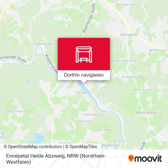 Ennepetal Heide Abzweig Karte