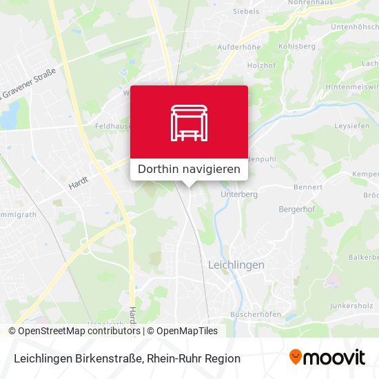 Leichlingen Birkenstraße Karte