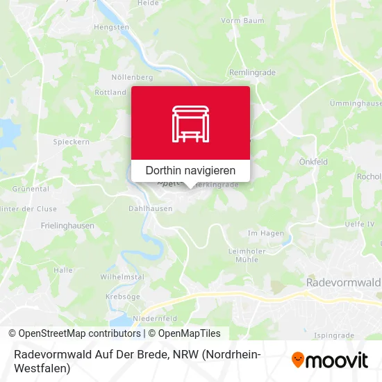 Radevormwald Auf Der Brede Karte