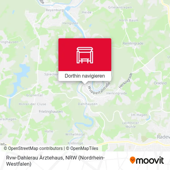 Rvw-Dahlerau Ärztehaus Karte