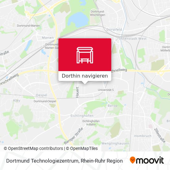 Dortmund Technologiezentrum Karte