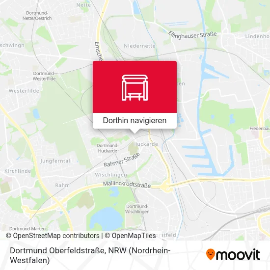 Dortmund Oberfeldstraße Karte