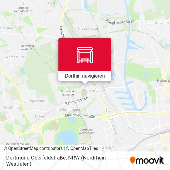 Dortmund Oberfeldstraße Karte