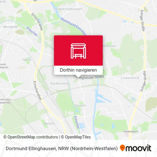 Dortmund Ellinghausen Karte
