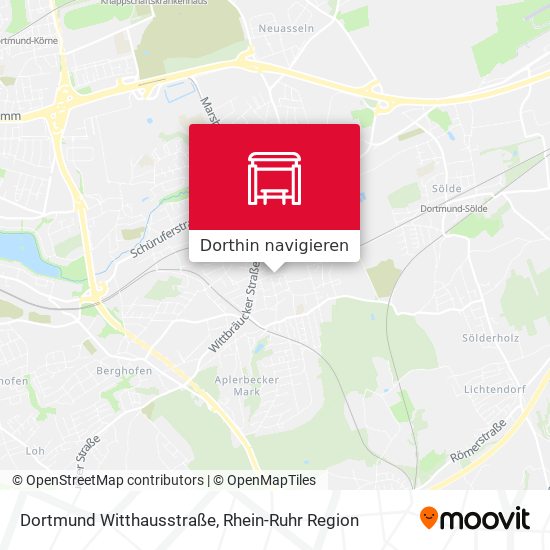 Dortmund Witthausstraße Karte