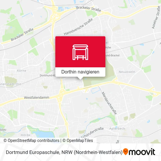 Dortmund Europaschule Karte
