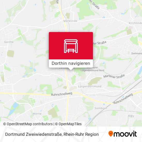 Dortmund Zweiwiedenstraße Karte