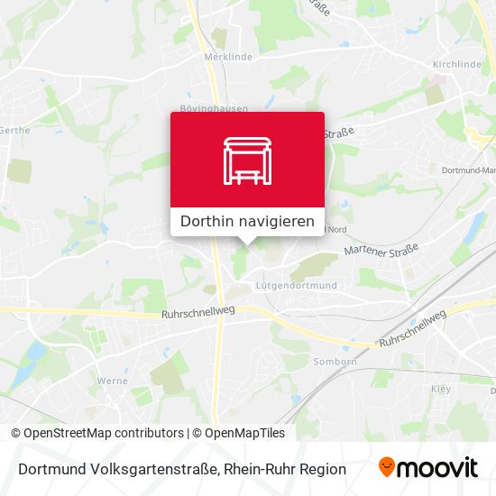 Dortmund Volksgartenstraße Karte