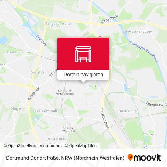 Dortmund Donarstraße Karte