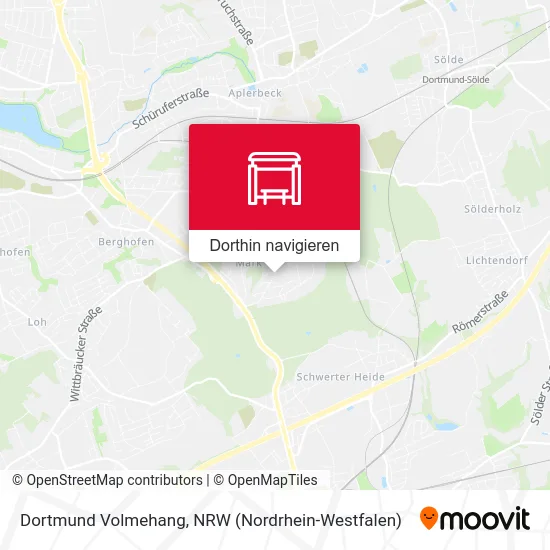 Dortmund Volmehang Karte