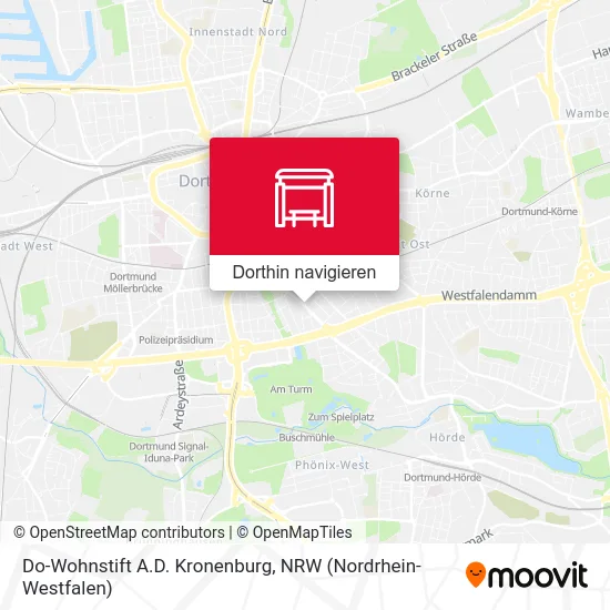 Do-Wohnstift A.D. Kronenburg Karte