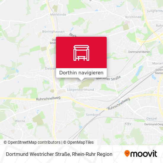 Dortmund Westricher Straße Karte