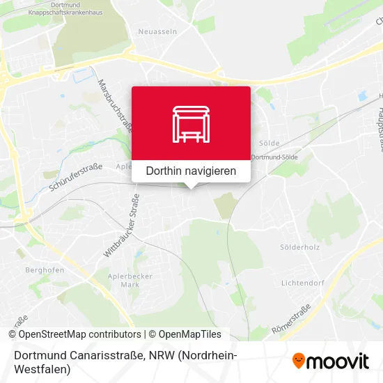 Dortmund Canarisstraße Karte