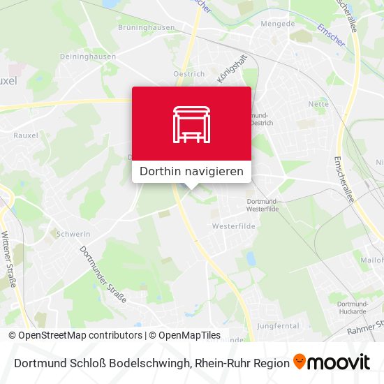 Dortmund Schloß Bodelschwingh Karte