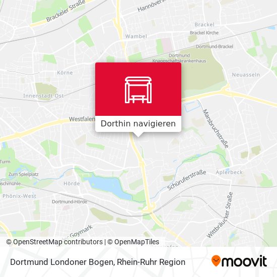 Dortmund Londoner Bogen Karte