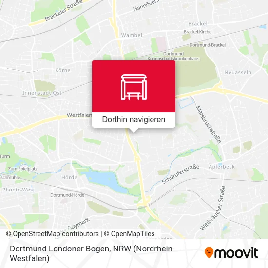 Dortmund Londoner Bogen Karte