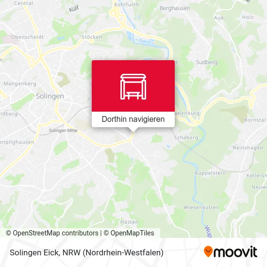 Solingen Eick Karte