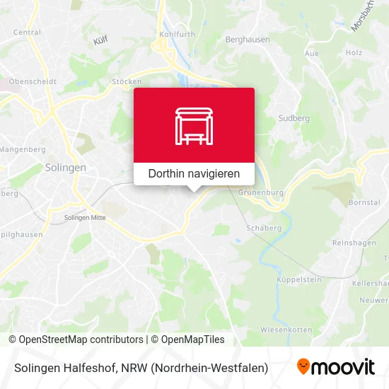 Solingen Halfeshof Karte
