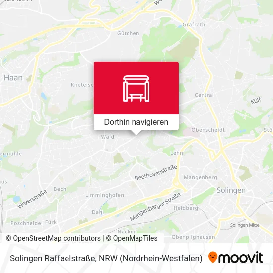 Solingen Raffaelstraße Karte