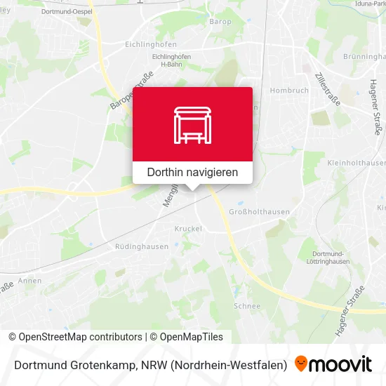 Dortmund Grotenkamp Karte