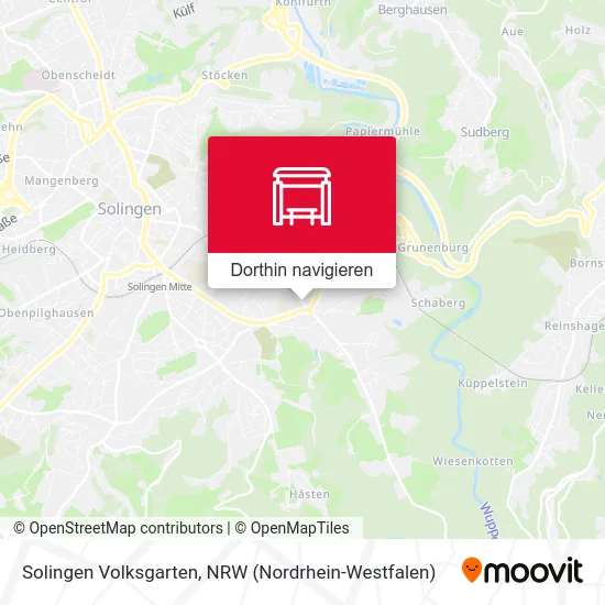 Solingen Volksgarten Karte