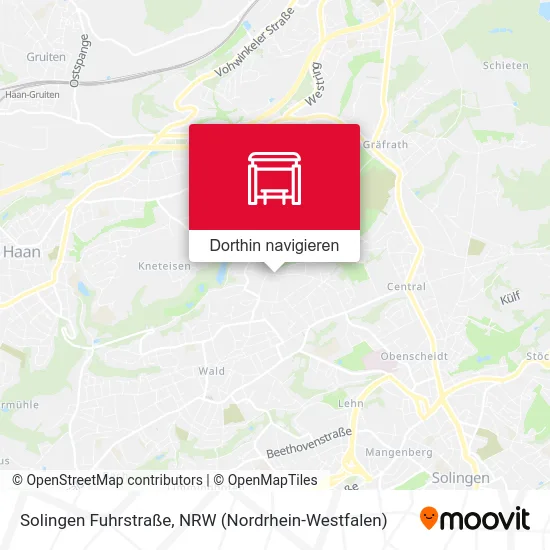 Solingen Fuhrstraße Karte