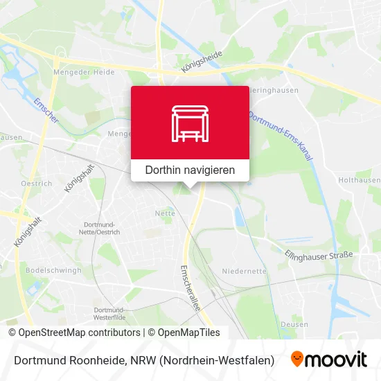 Dortmund Roonheide Karte