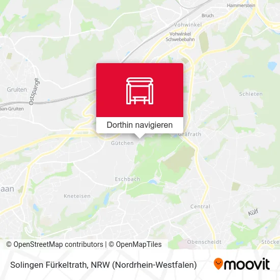 Solingen Fürkeltrath Karte