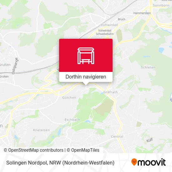 Solingen Nordpol Karte