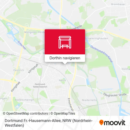Dortmund Fr.-Hausemann-Allee Karte