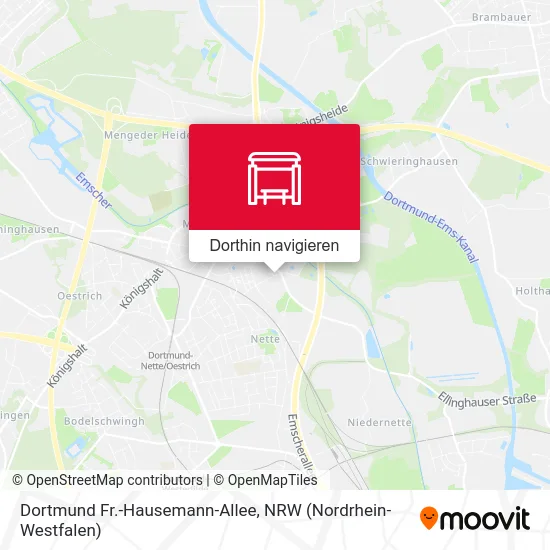 Dortmund Fr.-Hausemann-Allee Karte
