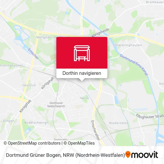 Dortmund Grüner Bogen Karte