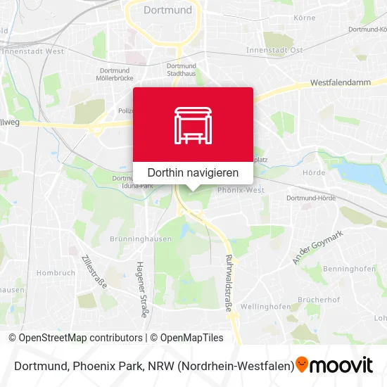 Dortmund, Phoenix Park Karte