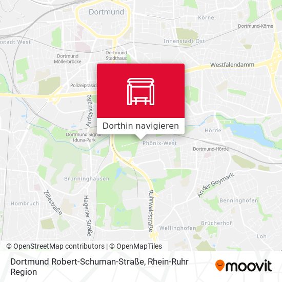 Dortmund Robert-Schuman-Straße Karte