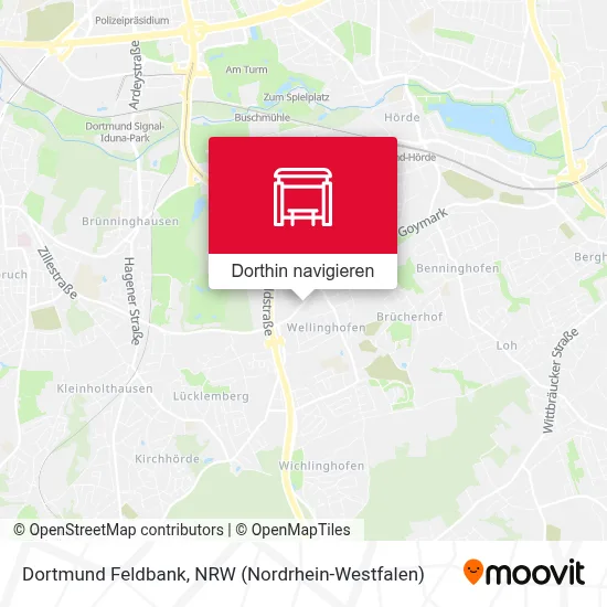 Dortmund Feldbank Karte