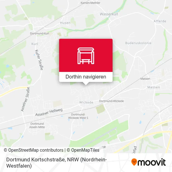 Dortmund Kortschstraße Karte