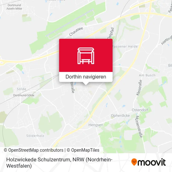 Holzwickede Schulzentrum Karte