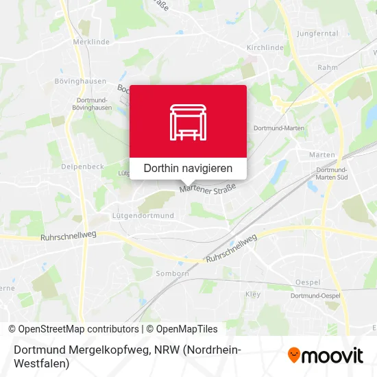 Dortmund Mergelkopfweg Karte