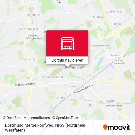 Dortmund Mergelkopfweg Karte