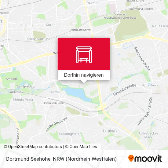Dortmund Seehöhe Karte