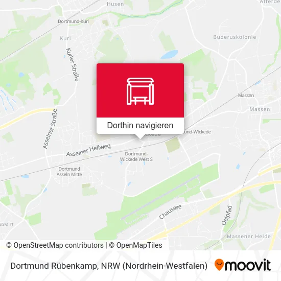 Dortmund Rübenkamp Karte