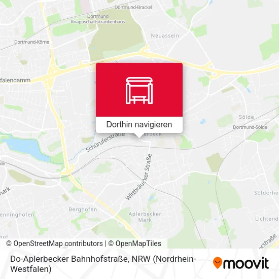 Do-Aplerbecker Bahnhofstraße Karte