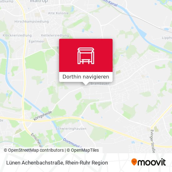 Lünen Achenbachstraße Karte