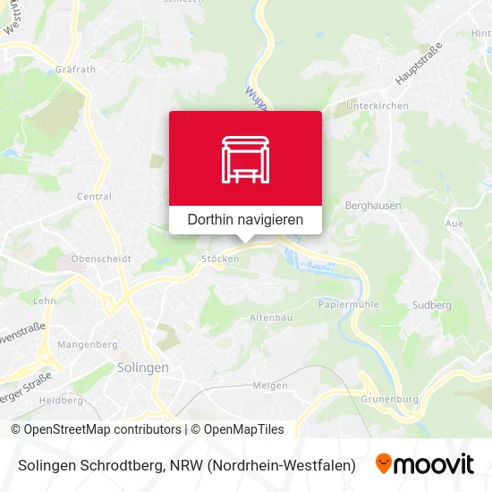 Solingen Schrodtberg Karte