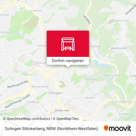 Solingen Stöckerberg Karte