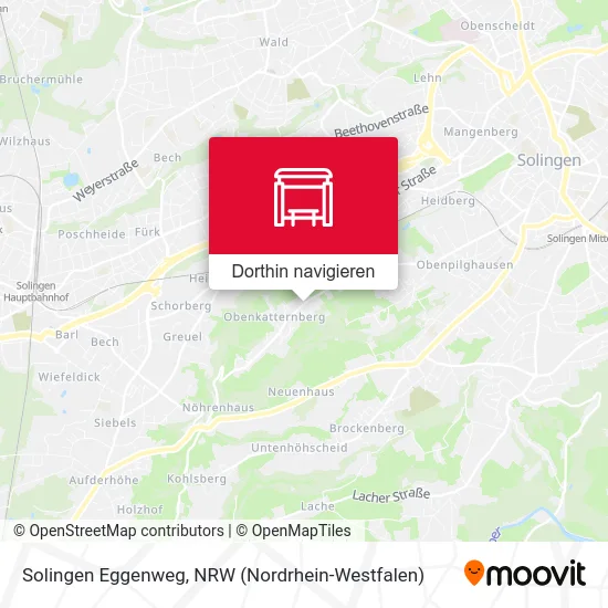 Solingen Eggenweg Karte