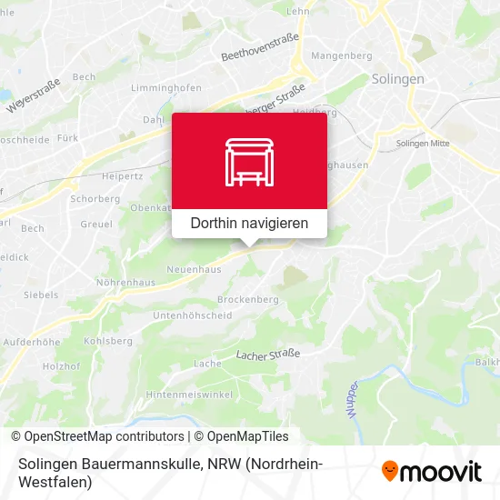Solingen Bauermannskulle Karte