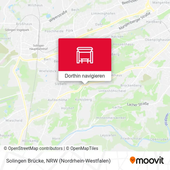 Solingen Brücke Karte